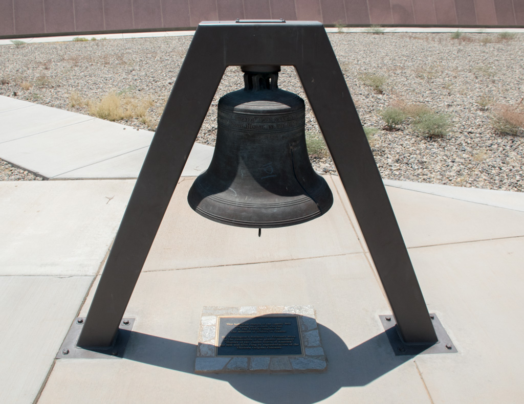 replica of the Liberty Bell at the Center of the World.