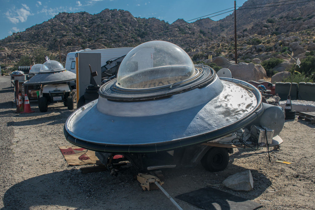UFO at Coyotes Flying Saucer Repair Shop