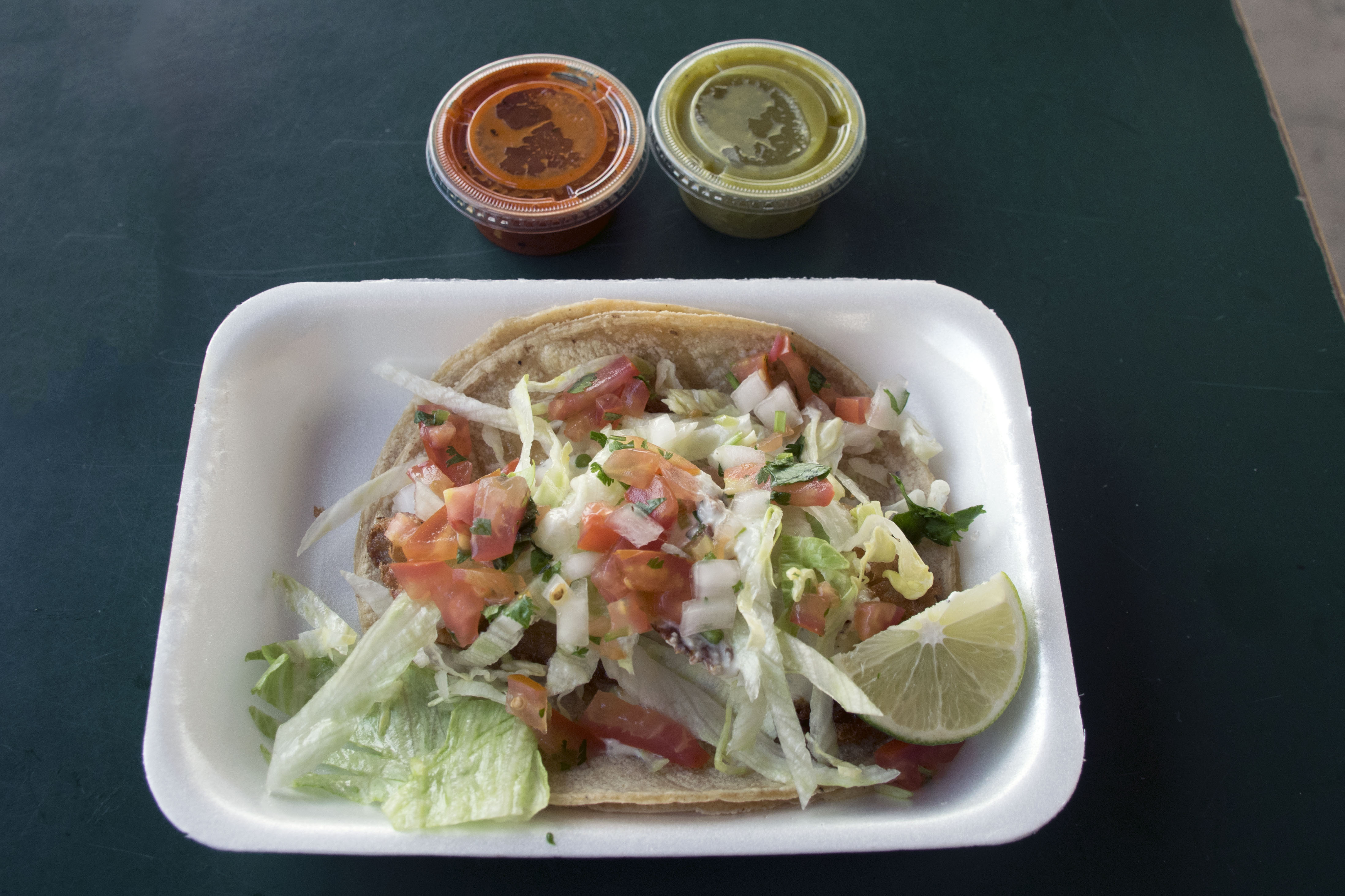 Fish taco from El Paso in Campo California